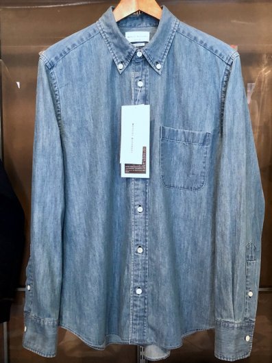 Manual Alphabet : 6oz DENIM B,D SHIRTS (blue) - 大人のアメカジ