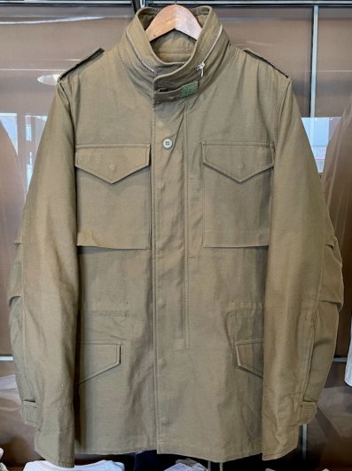 HOUSTON : M-65 FIELD JACKET with LINER (olive drab) - 大人の