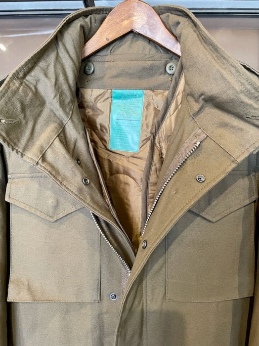 HOUSTON : M-65 FIELD JACKET with LINER (olive drab) - 大人の