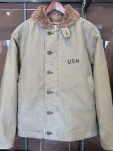 <img class='new_mark_img1' src='https://img.shop-pro.jp/img/new/icons48.gif' style='border:none;display:inline;margin:0px;padding:0px;width:auto;' />HOUSTON : N-1 DECK JACKET USED MODEL (tan)