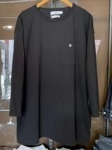 TURN ME ON : 3/4Sleeve Pocket T (black)