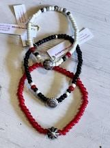 <img class='new_mark_img1' src='https://img.shop-pro.jp/img/new/icons6.gif' style='border:none;display:inline;margin:0px;padding:0px;width:auto;' />ROSETTA PRAYER : SILVER CONCHO & BEADS BRACELET