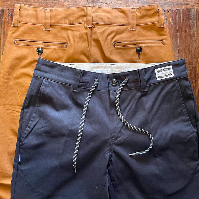 TURN ME ON : Stretch Chino Work Pants (walnut brown) - 大人の 