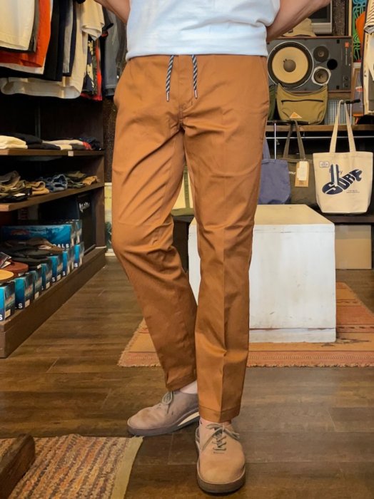 TURN ME ON : Stretch Chino Work Pants (walnut brown) - 大人の 