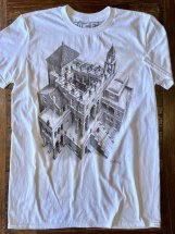 <img class='new_mark_img1' src='https://img.shop-pro.jp/img/new/icons6.gif' style='border:none;display:inline;margin:0px;padding:0px;width:auto;' />Maurits Escher :Ascending & DescendingPrint Tee