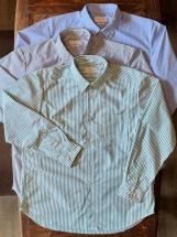 <img class='new_mark_img1' src='https://img.shop-pro.jp/img/new/icons6.gif' style='border:none;display:inline;margin:0px;padding:0px;width:auto;' />Manual Alphabet : Typewriter Stripe Loose Fit R/C Shirts