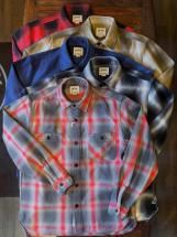 <img class='new_mark_img1' src='https://img.shop-pro.jp/img/new/icons6.gif' style='border:none;display:inline;margin:0px;padding:0px;width:auto;' />HOUSTON : New Ombre Check Viyella Shirts