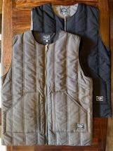BIG MIKE : Vertical Quilting Nylon Vest