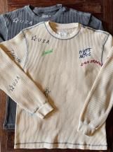 <img class='new_mark_img1' src='https://img.shop-pro.jp/img/new/icons6.gif' style='border:none;display:inline;margin:0px;padding:0px;width:auto;' />UNIVERSAL STYLE WEAR : RAKUGAKI Waffle Tee