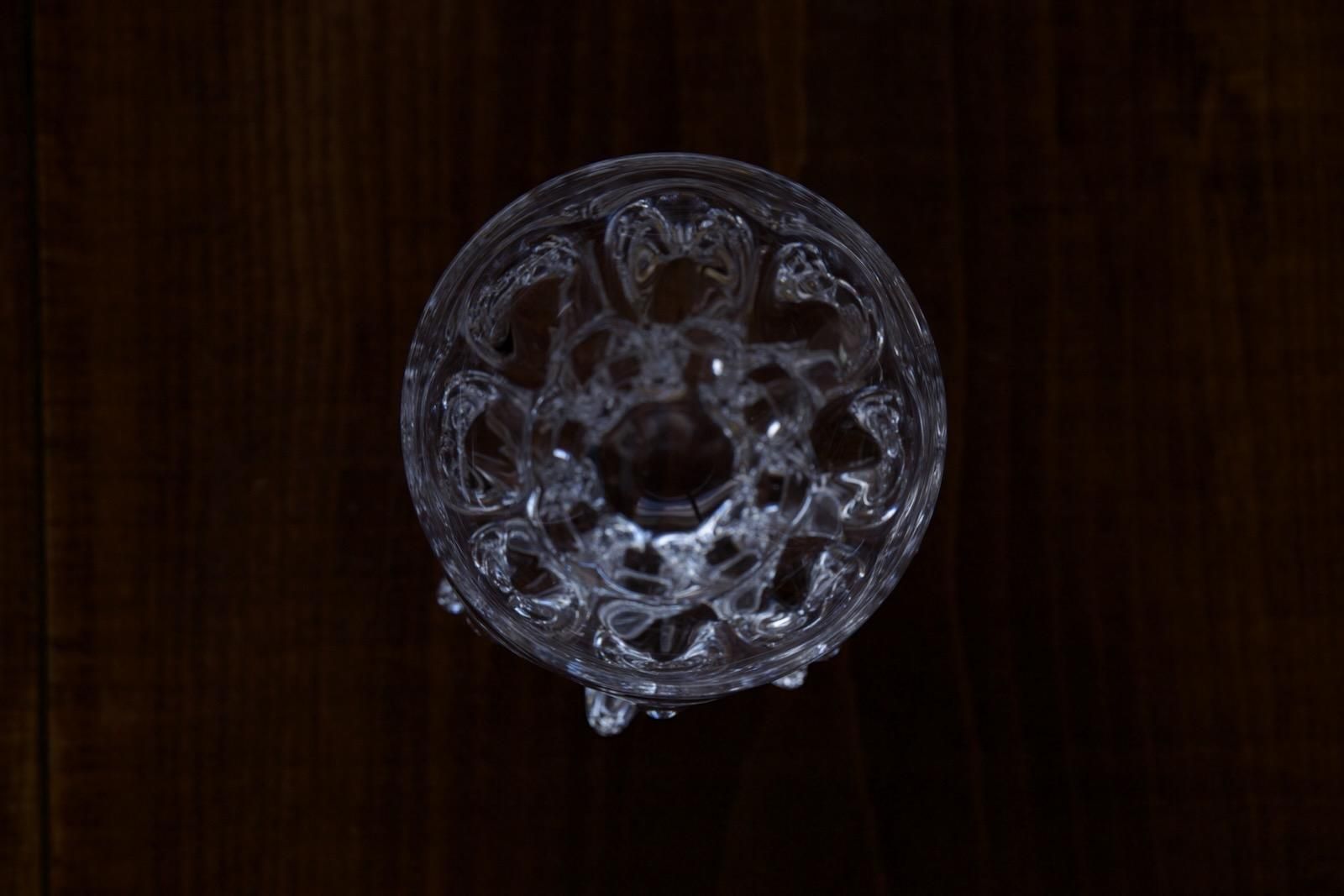 杉山洋二作　大　香水瓶　ガラス工芸作品 杉山洋二作 大 香水瓶 ガラス工芸作品