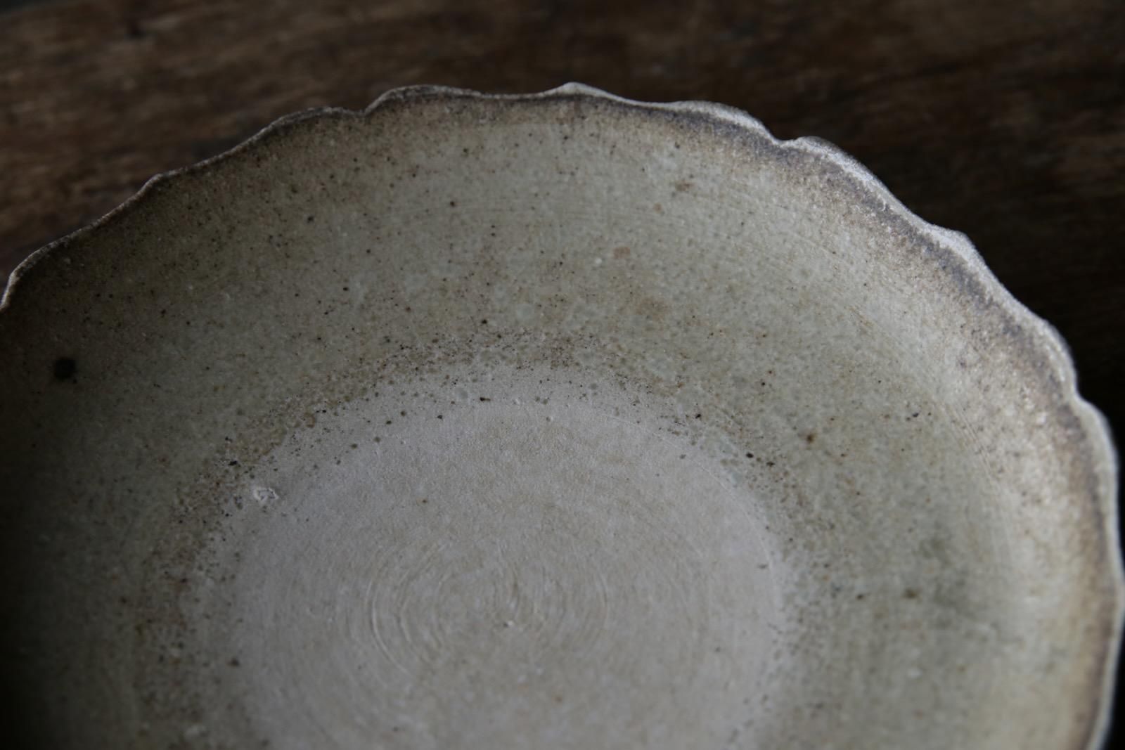 田村文宏 白瓷輪花皿/薪窯 - manufact jam 楓 OnlineStore うつわと