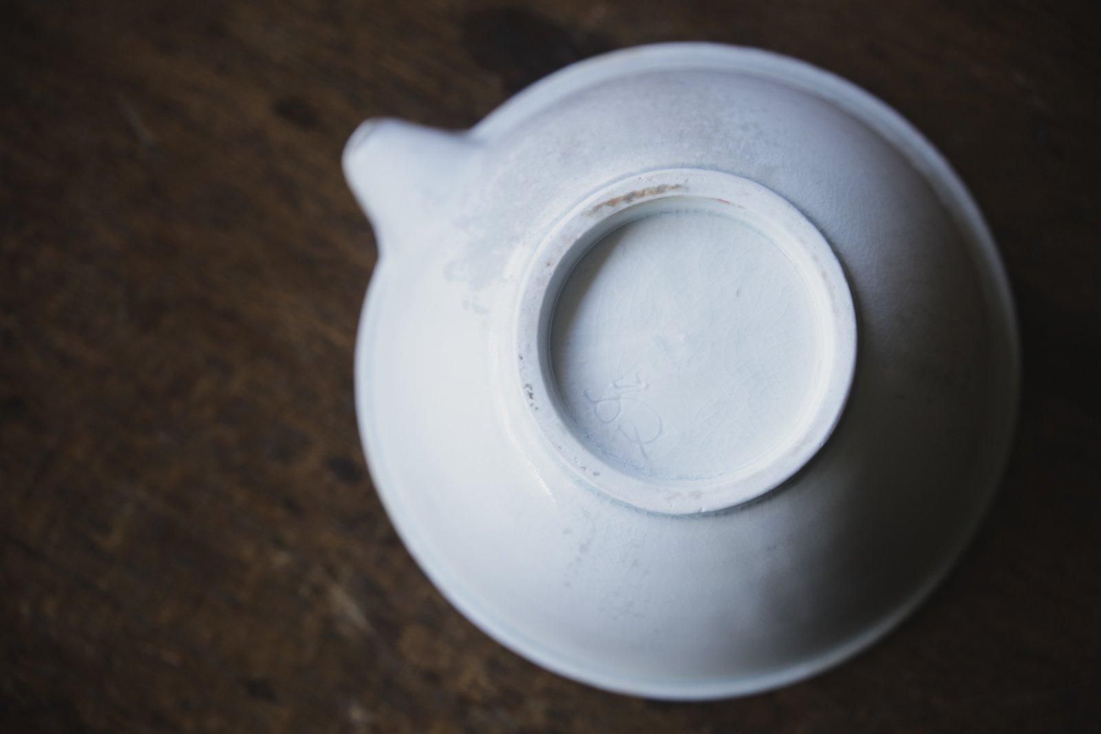 白磁平清水片口/結晶 - manufact jam 楓 OnlineStore うつわと生活用品