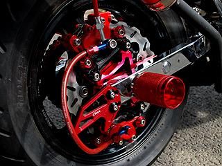 バイクnsr50 キャリパーサポート　ダブルキャリパー