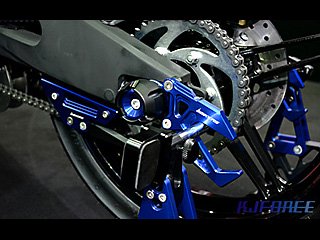 YZF-R15 Chain Adjusters with Stand hook （レーシングスタンドフック