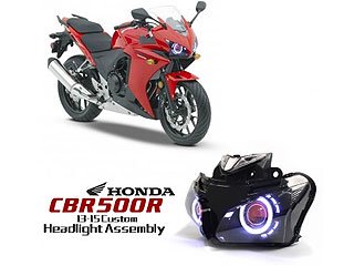 CBR500R デーモンアイ HID プロジェクター LED ヘッドライト