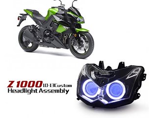 Z1000 2010-2013モデル デーモンアイ HID プロジェクター LED ヘッド