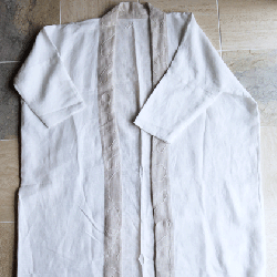 Linen kaftan gown 001
