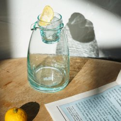 Beldi glass pitcher  (clear)