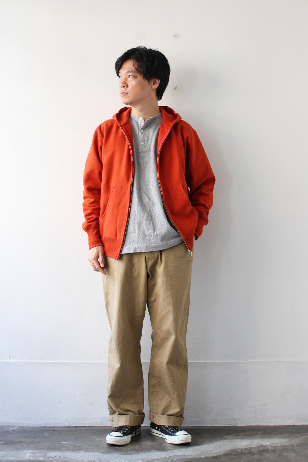 Reverse Zip Parka - Bricklayer *A vontade アボンタージ直営店 Reverse Zip Parka - Bricklayer *A vontade アボンタージ直営店