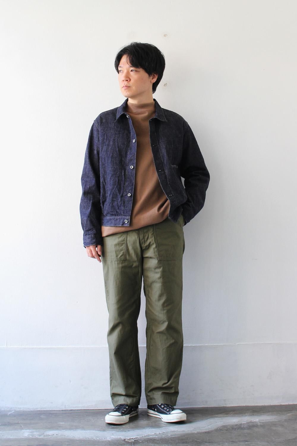 Utility Trousers -Military Backsatin- - Bricklayer *A