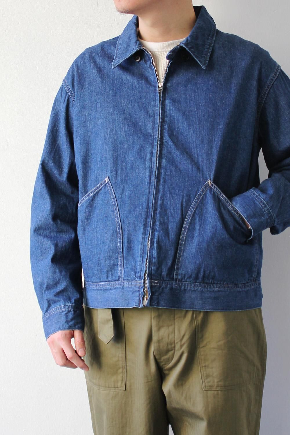 Denim Zip Jacket -1 Year Washed- - Bricklayer *A vontade アボンタージ直営店