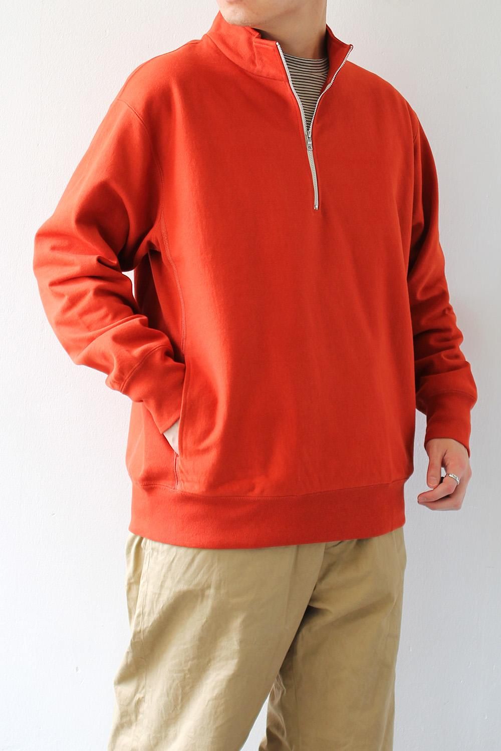 Half Zip Stand Collar Sweat - Bricklayer *A vontade アボンタージ直営店