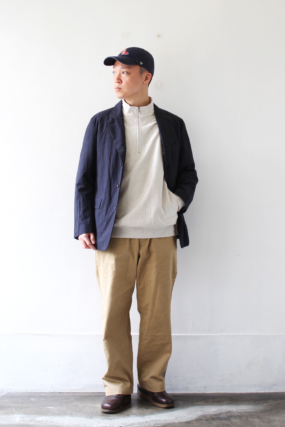 Half Zip Stand Collar Sweat - Bricklayer *A vontade アボンタージ直営店