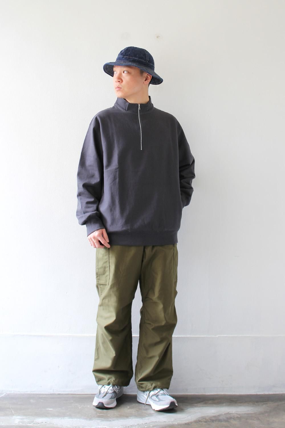 Half Zip Stand Collar Sweat - Bricklayer *A vontade アボンタージ直営店