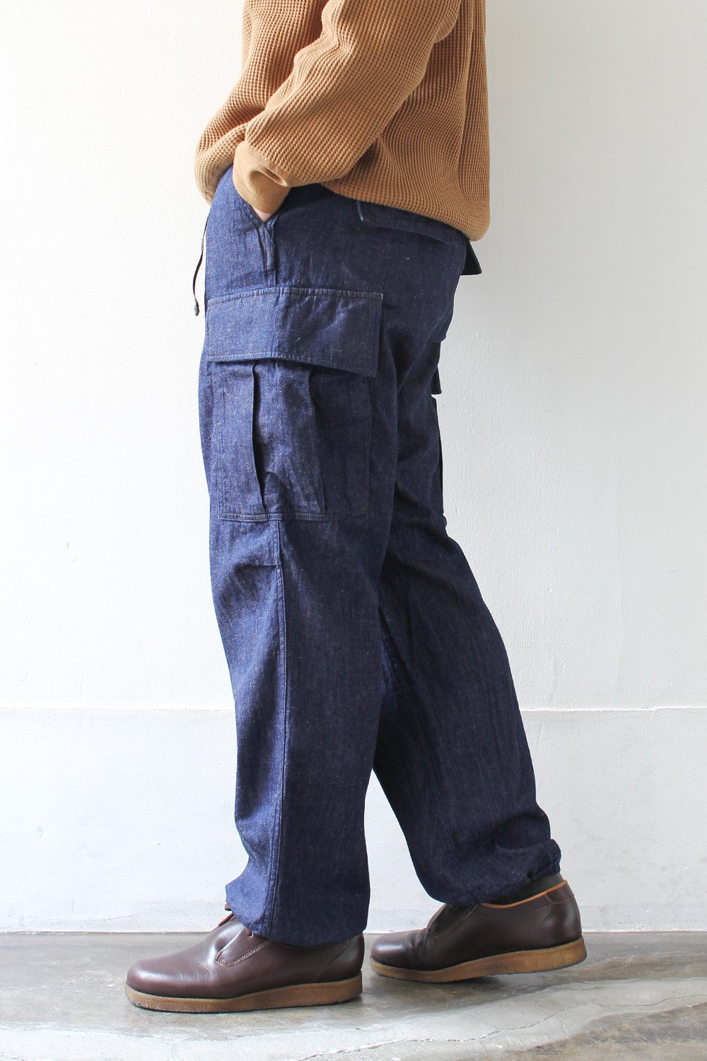 Jungle Fatigue Easy Pants -8oz Cotton/Linen Denim- - Bricklayer *A vontade  アボンタージ直営店