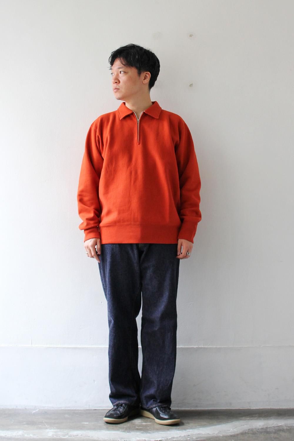 Half Zip Reverse Sweat Shirts - Bricklayer *A vontade アボンタージ