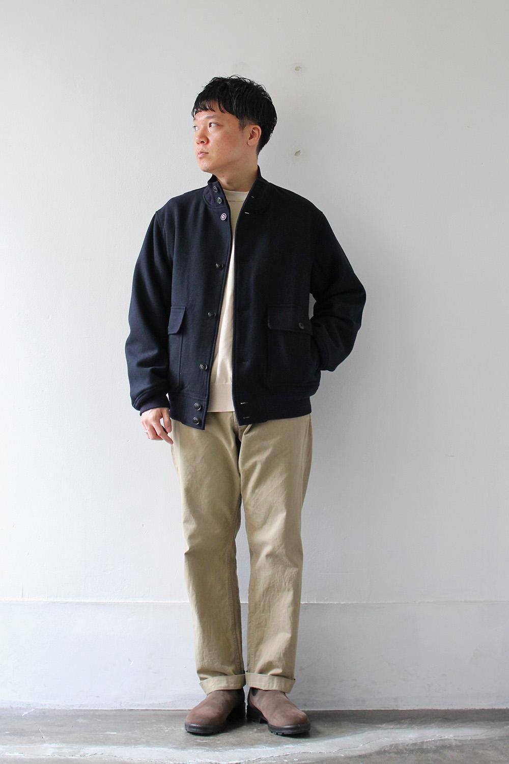 Melton Driving Jacket - Bricklayer *A vontade アボンタージ直営店
