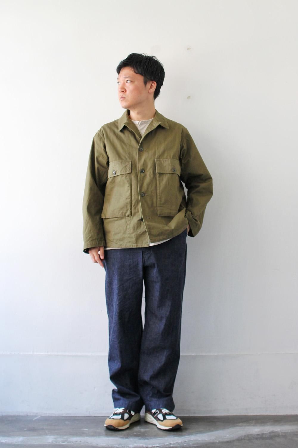 Type 45 Chino Trousers -10oz Selvdge Denim- - Bricklayer *A