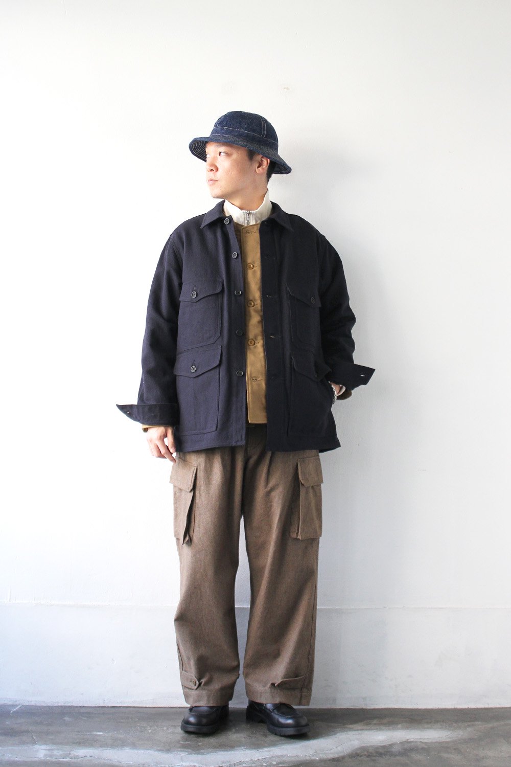 40's C/W Cruiser Jacket - Bricklayer *A vontade アボンタージ直営店