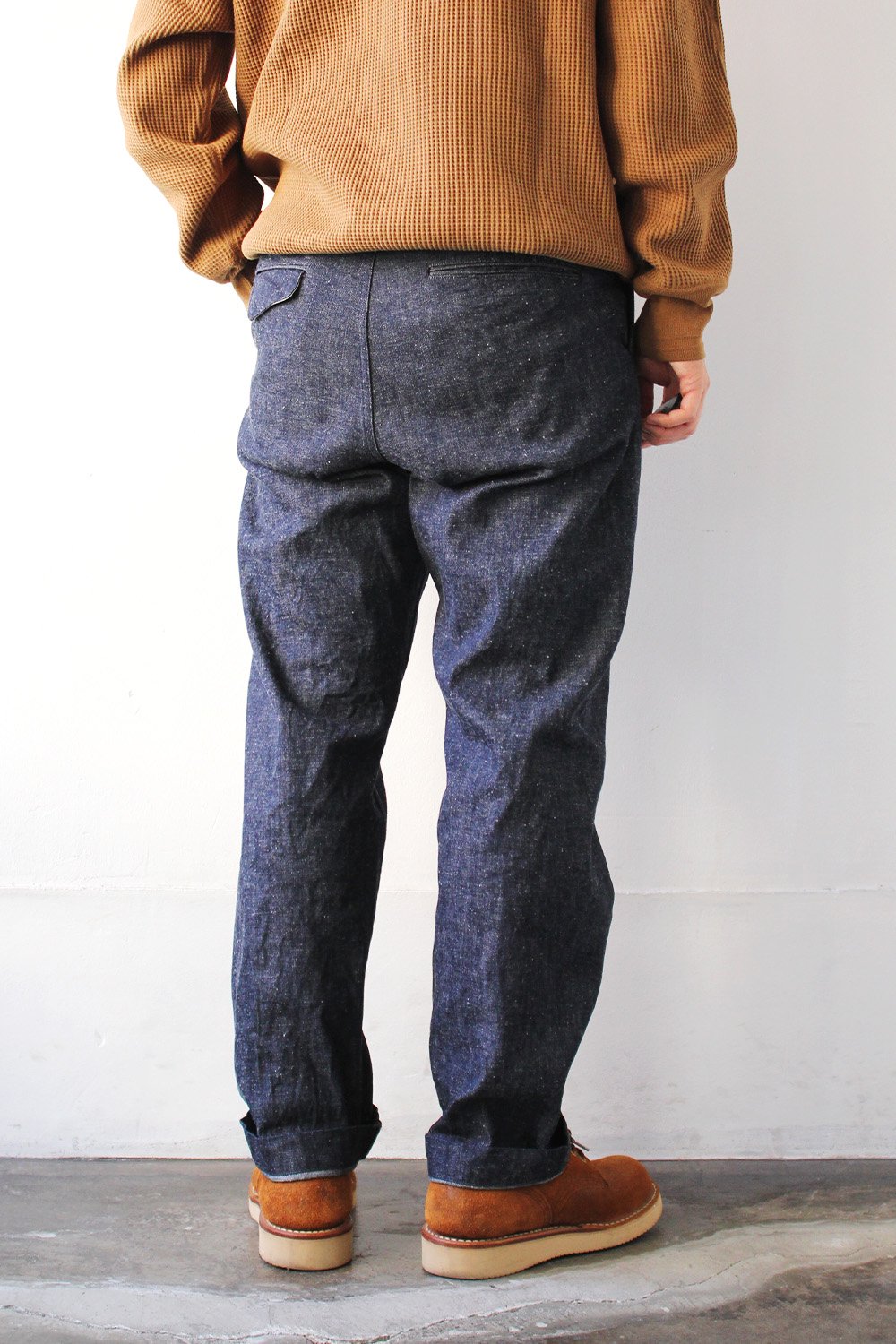 Classic Chino Trousers -11.5oz Nepped Selvedge Denim-【FAIR対象】 - Bricklayer  *A vontade アボンタージ直営店