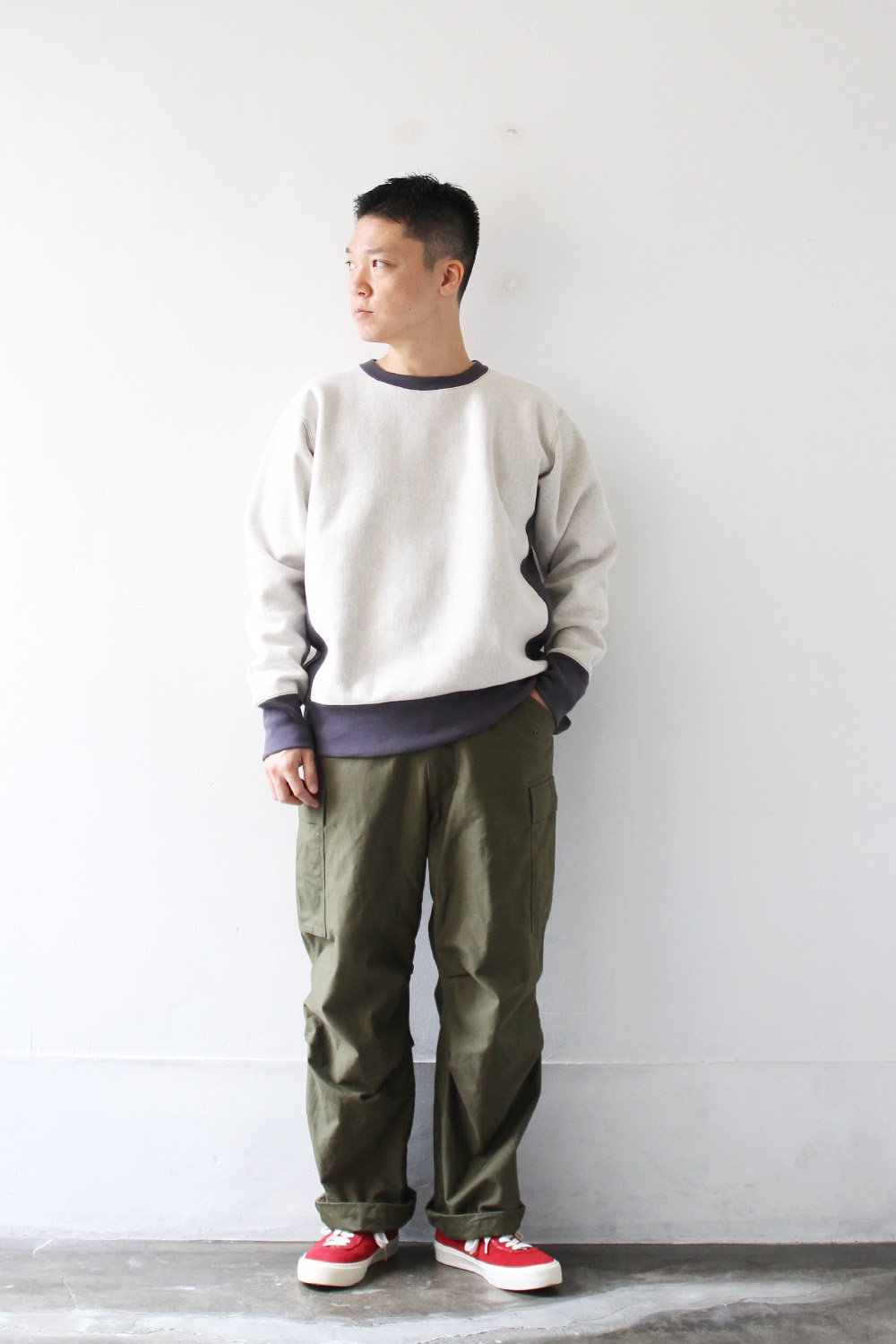 A VONTADE Reverse Crew Sweat OATMEAL M美品 - スウェット