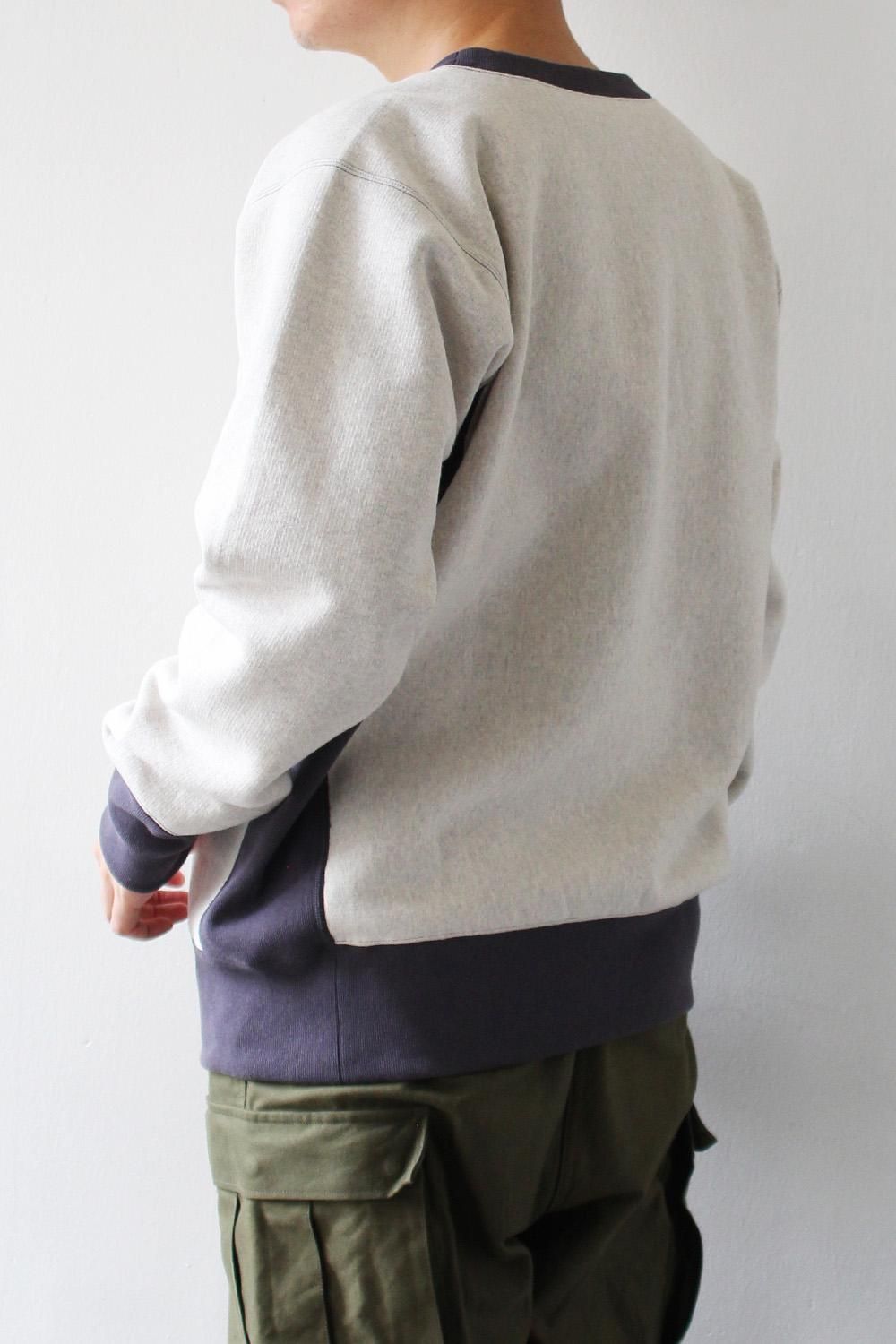 Reverse Crew Sweat L/S -2TONE- - Bricklayer *A vontade アボンタージ直営店