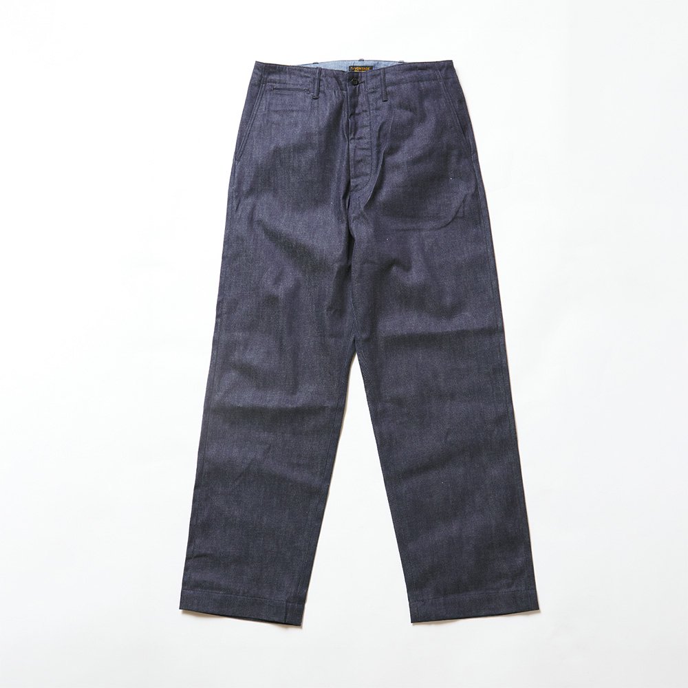 Type 45 Chino Trousers -Wide Fit- 9oz Selvdge Denim-