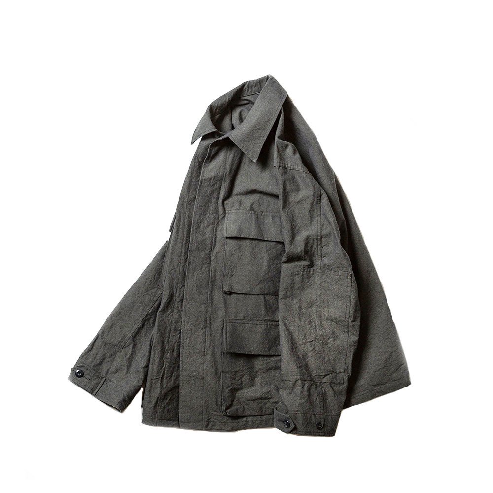 BDU Tropical Jacket -Wool/Cotton Buff Cloth-