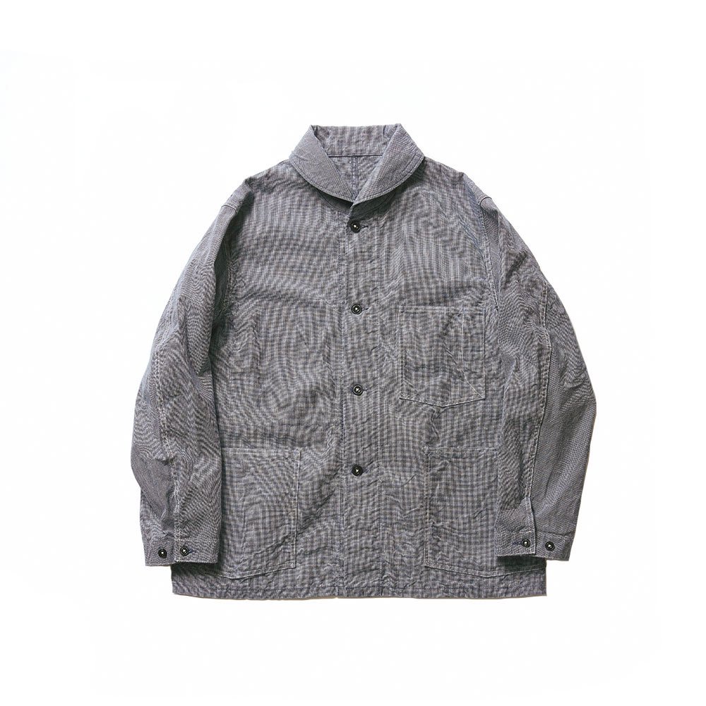 <img class='new_mark_img1' src='https://img.shop-pro.jp/img/new/icons8.gif' style='border:none;display:inline;margin:0px;padding:0px;width:auto;' />Shawl Collar Coverall -9oz Highcount Chambray-