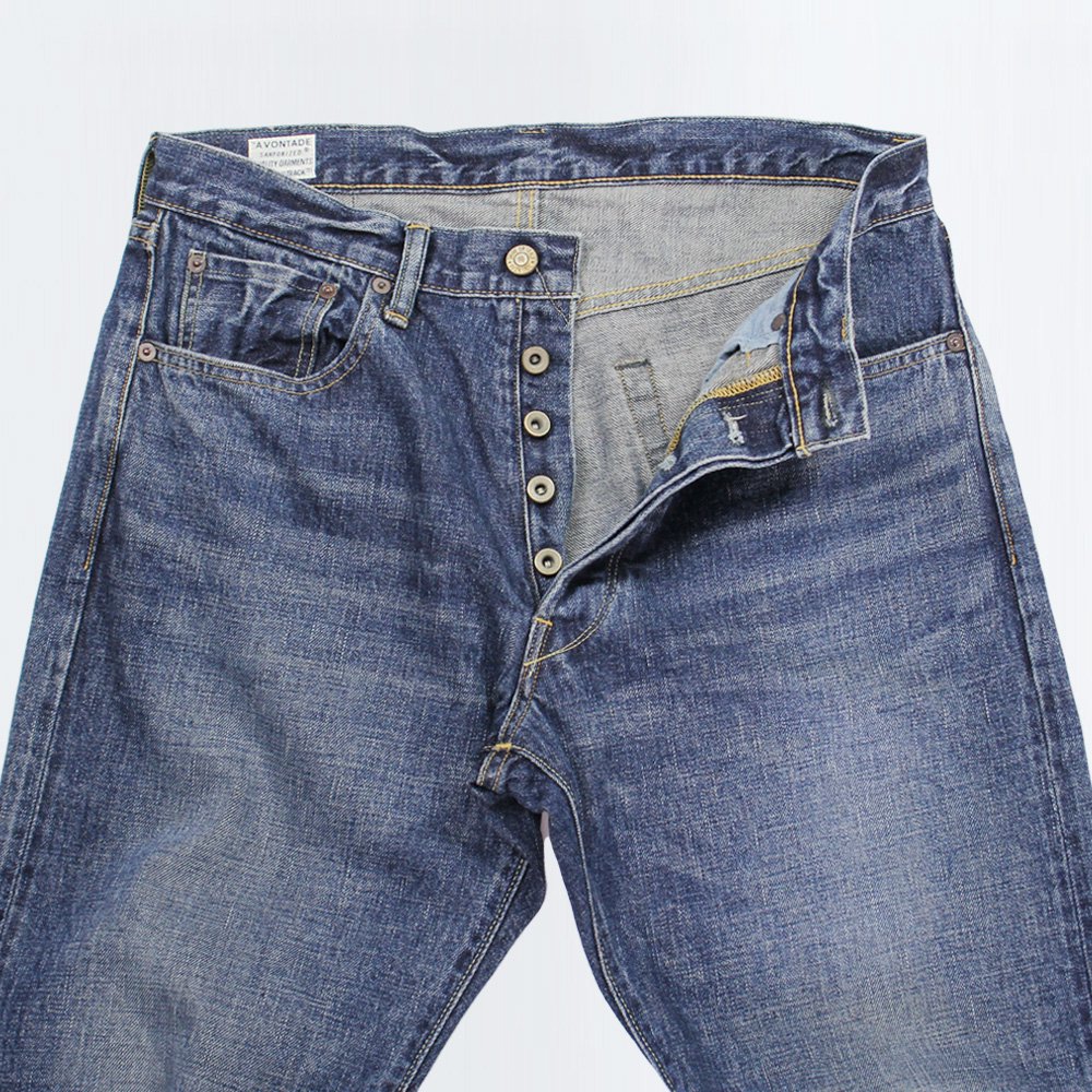 【Limited Edition】5 Pocket Jeans -Vintage Washed- - Bricklayer *A vontade  アボンタージ直営店