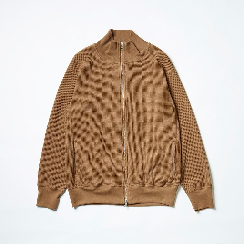Big Waffle Drivers Zip Cardigan 