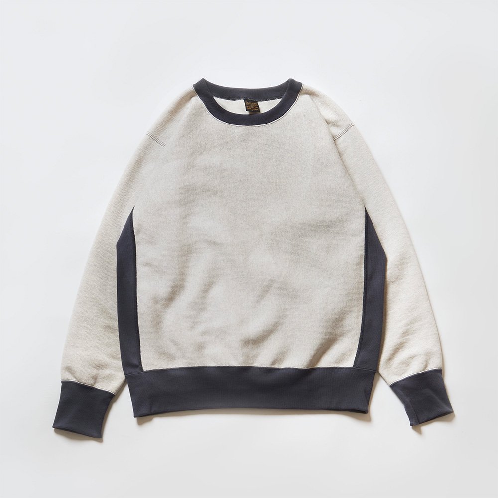 Reverse Crew Sweat L/S -2TONE-