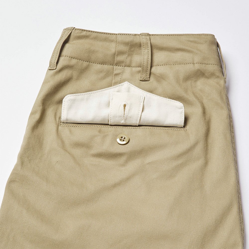 Classic Chino Trousers -Selvdge Twill- - Bricklayer *A vontade