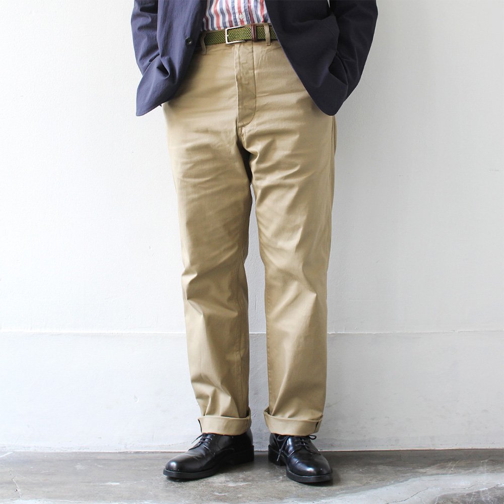 Classic Chino Trousers -Selvdge Twill- - Bricklayer *A vontade アボンタージ直営店