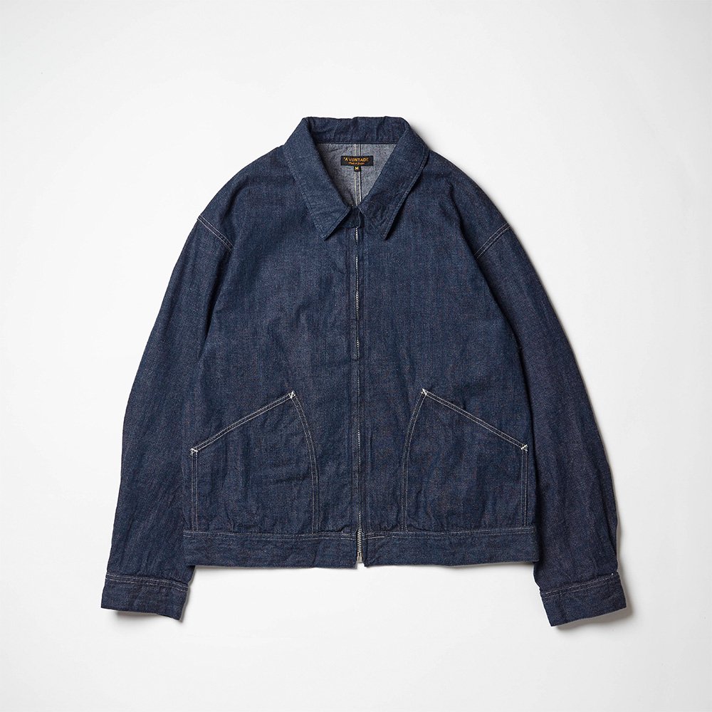 Denim Zip Jacket -One Washed- - Bricklayer *A vontade アボンタージ直営店
