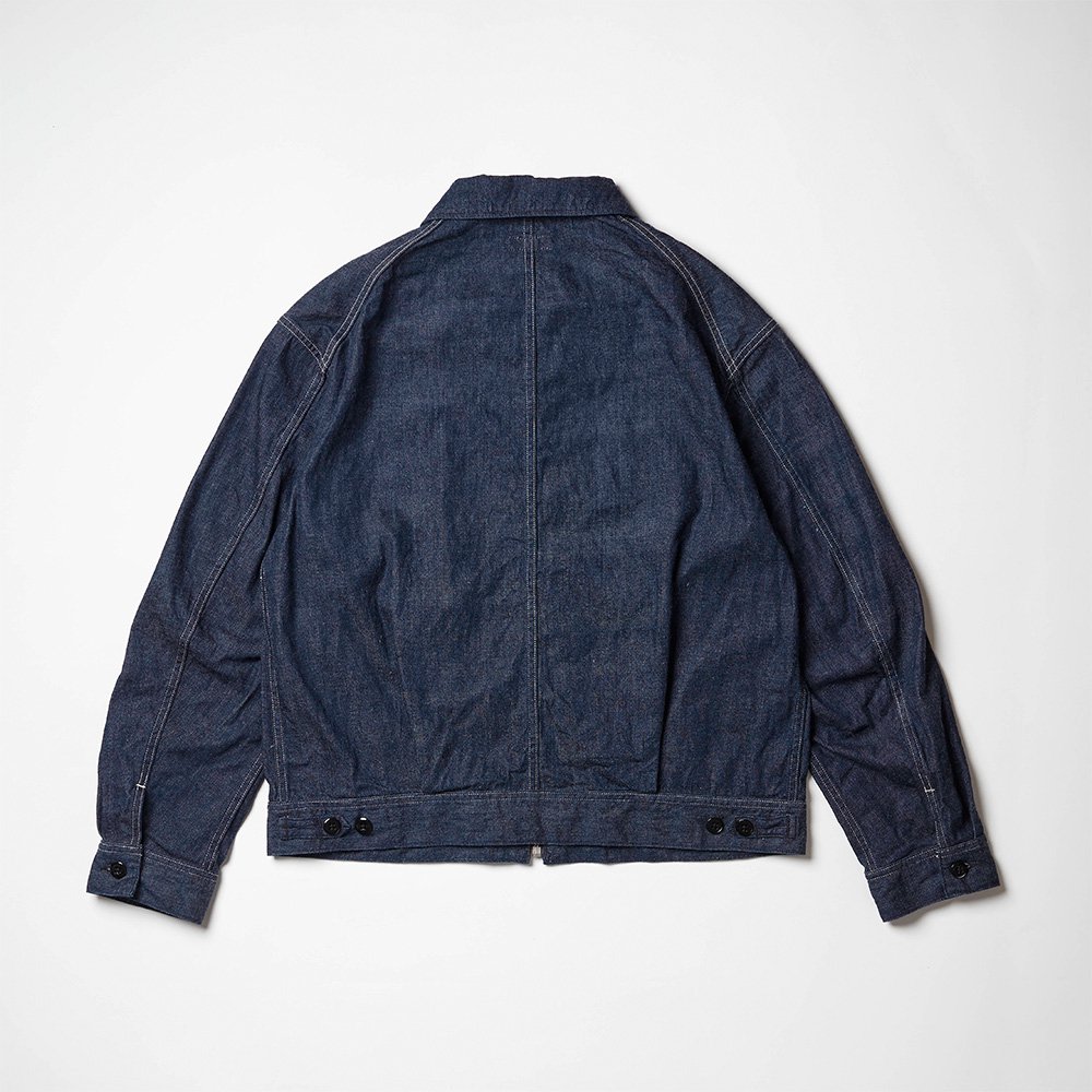 Denim Zip Jacket -One Washed- - Bricklayer *A vontade アボンタージ直営店