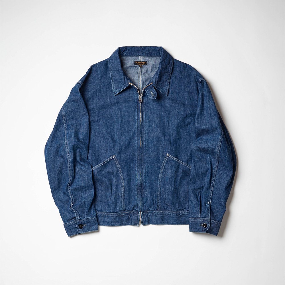 Denim Zip Jacket -1 Year Washed- - Bricklayer *A vontade アボンタージ直営店