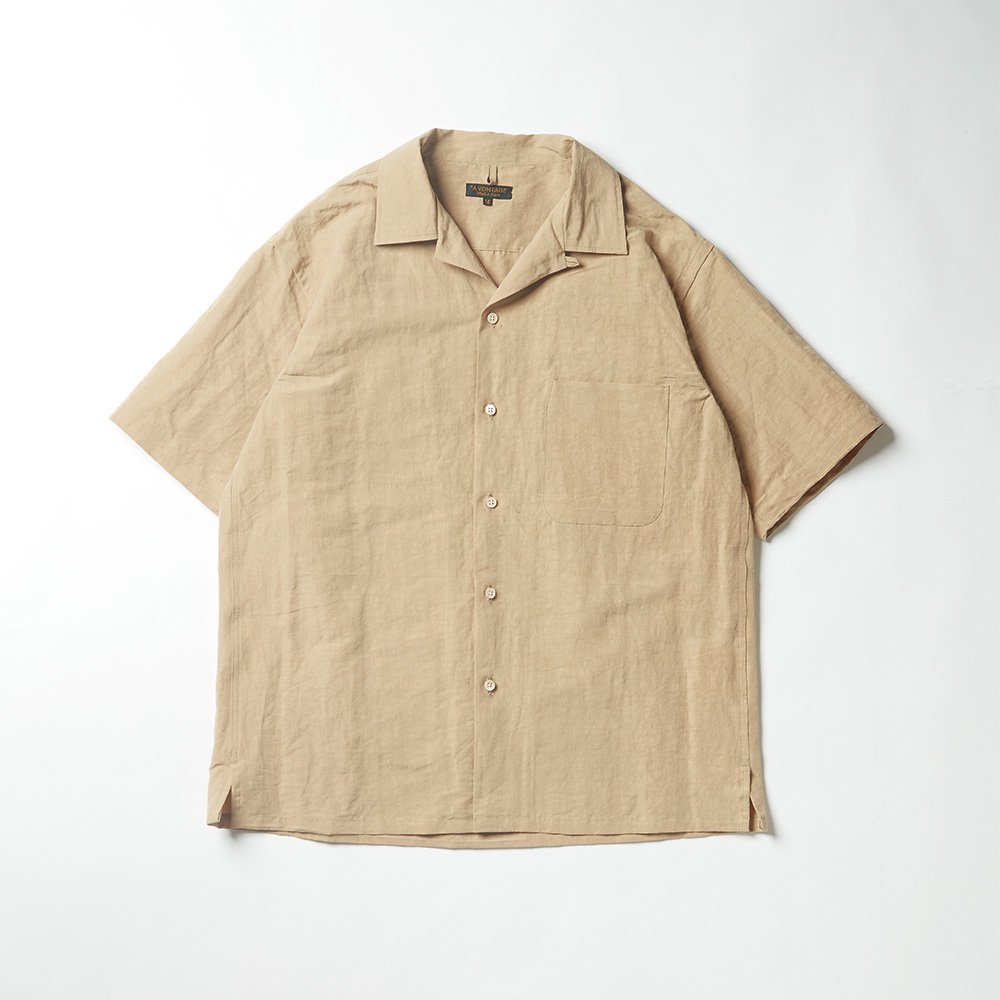 <img class='new_mark_img1' src='https://img.shop-pro.jp/img/new/icons8.gif' style='border:none;display:inline;margin:0px;padding:0px;width:auto;' />Open Collar Shirts S/S