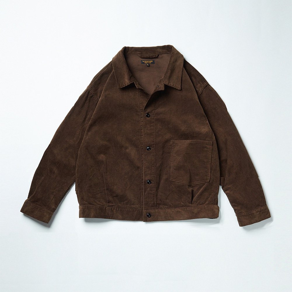 Coal Mine Blouse -12 Well Highcount Corduroy- -30%OFF