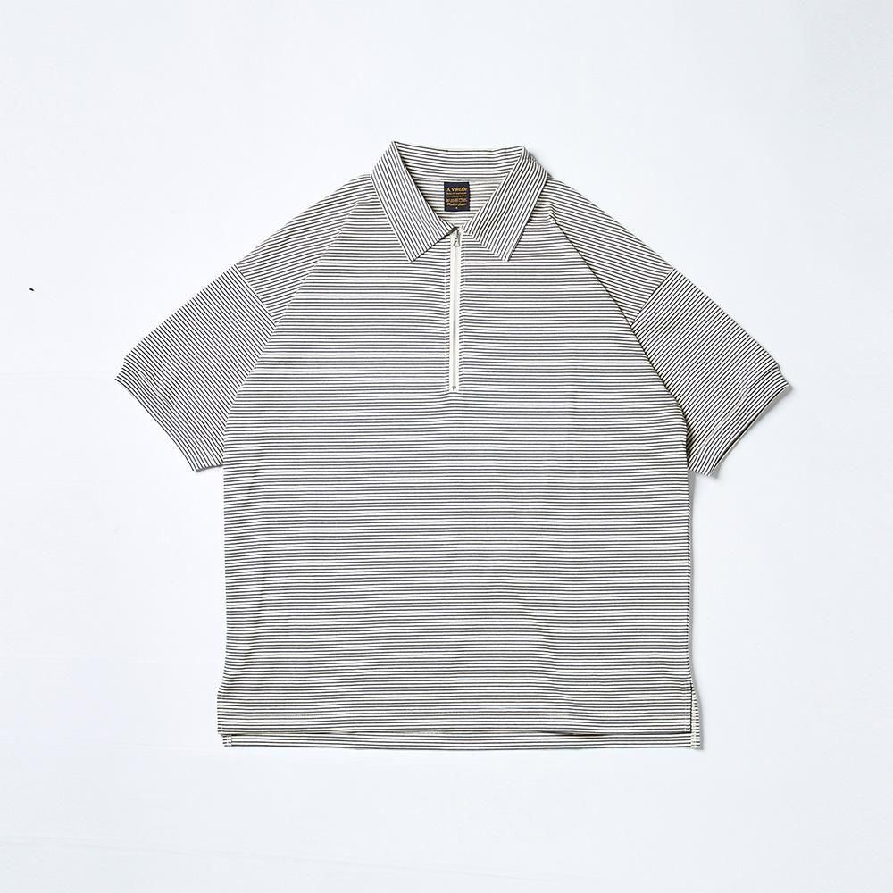 Compact Border Half Zip Polo SS - Bricklayer *A vontade